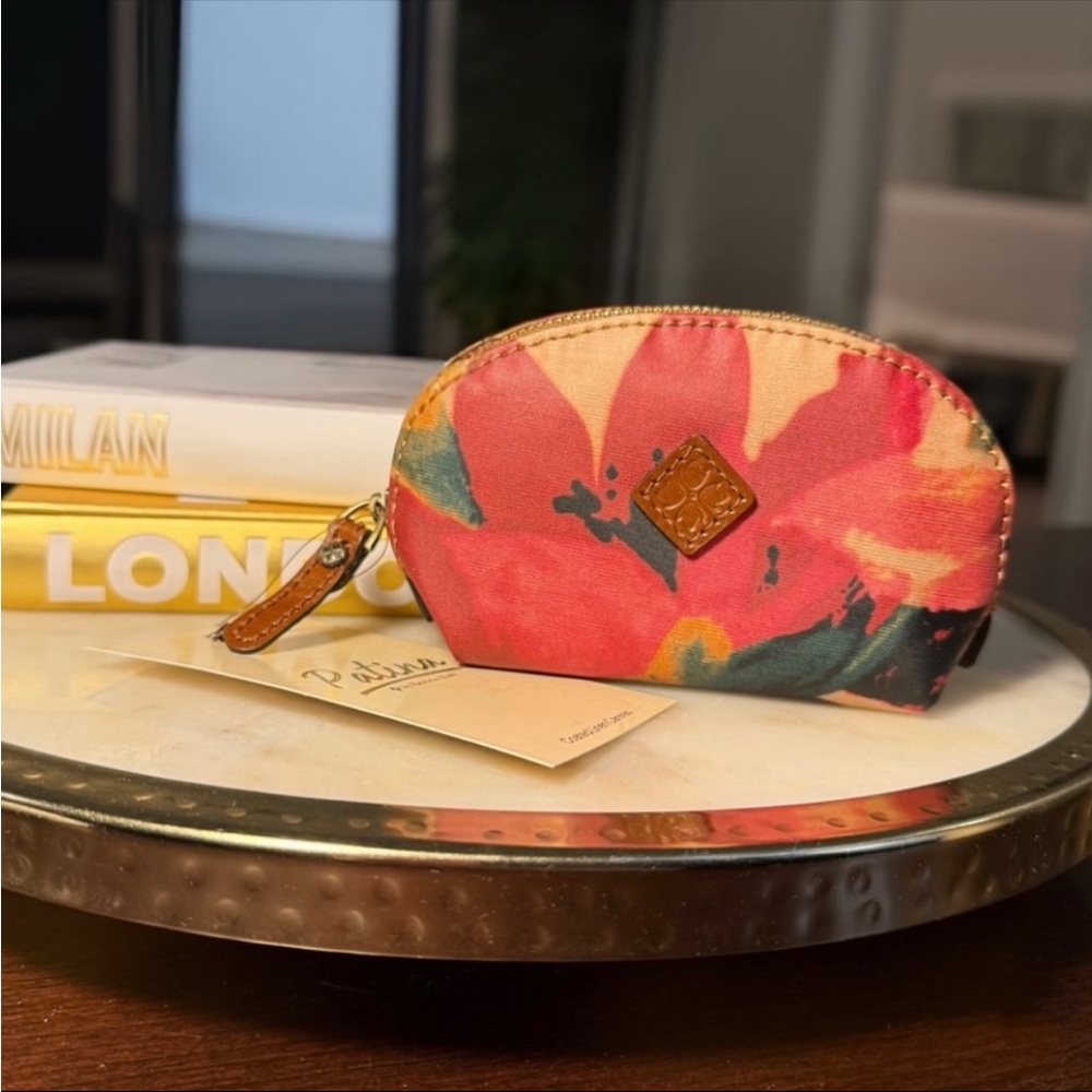 NWT PATRICIA NASH Patina Mini Cosmetic Case- Spring Multi